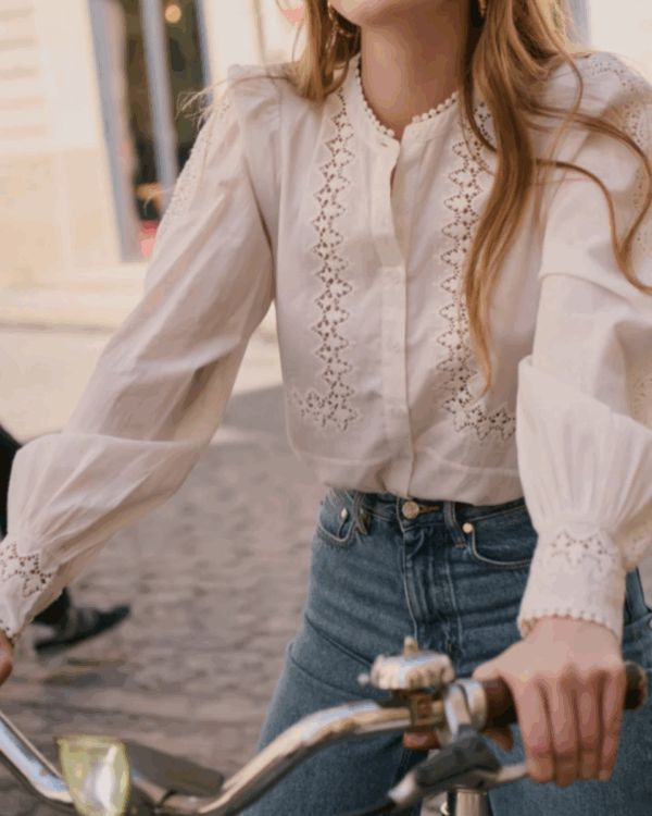 CAMISA TRACY ECRU PETITE MENDIGOTE