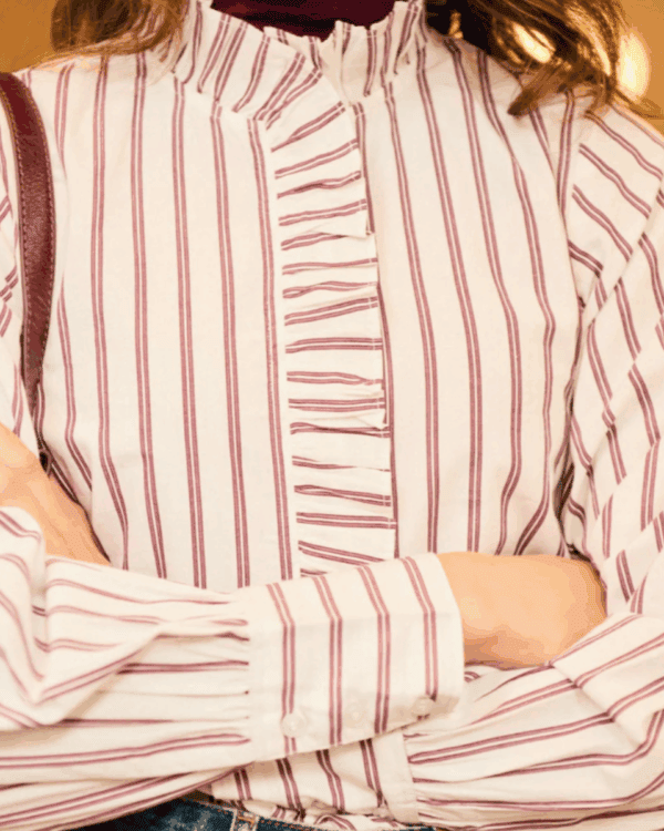 CAMISA TALCY BORDEAUX PETITE MENDIGOTE