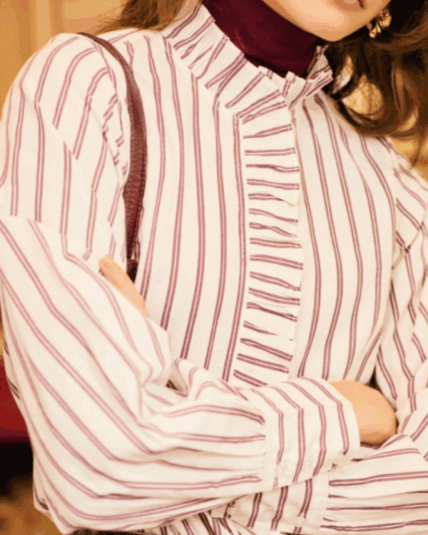 CAMISA TALCY BORDEAUX PETITE MENDIGOTE