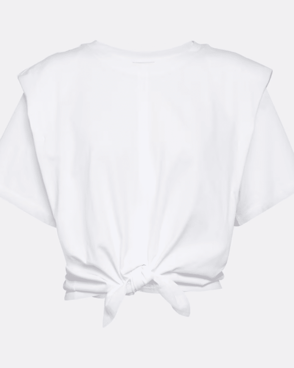 OP ZELIKIA ISABEL MARANT DE ALGODÓN ORGÁNICO CON DETALLE FRUNCIDO
