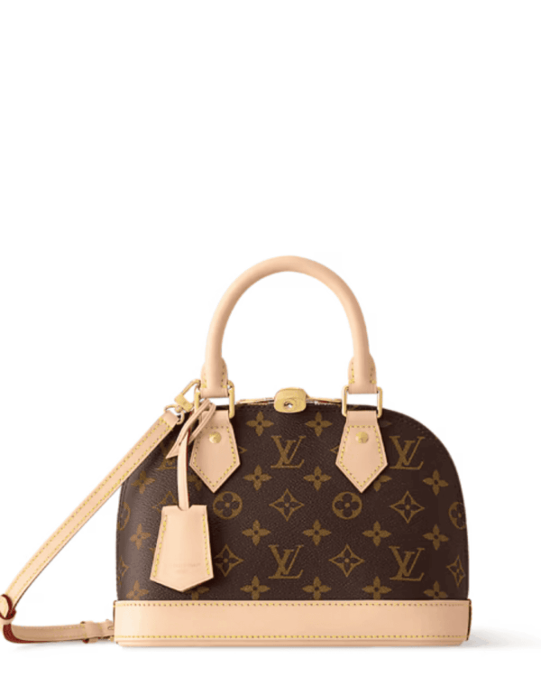 BOLSO ALMA BB LOUIS VUITTON MONOGRAM EN LONA REVESTIDA CON CANDADO DORADO