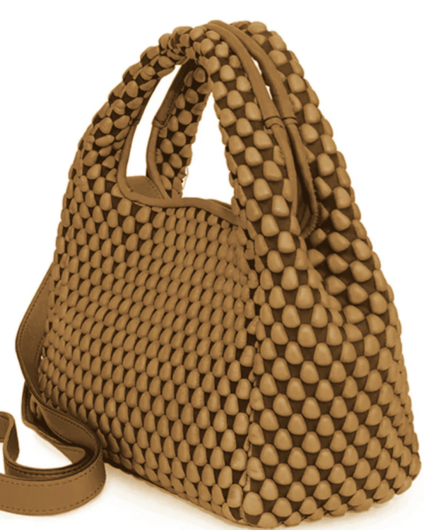 Bolso FIGARO Tissa Fontaneda de piel de cordero Bubble