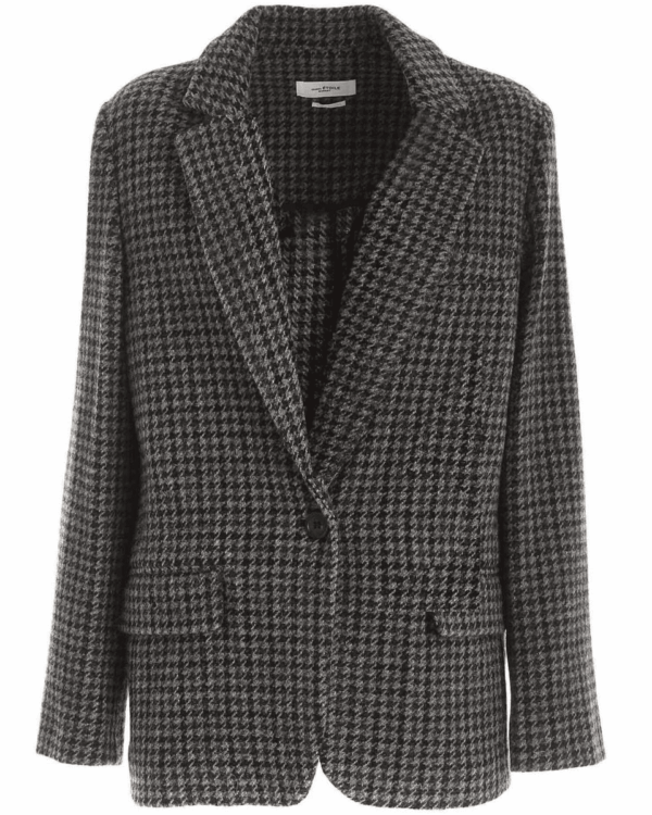 Chaqueta Charly Isabel Marant Étoile de lana virgen antracita