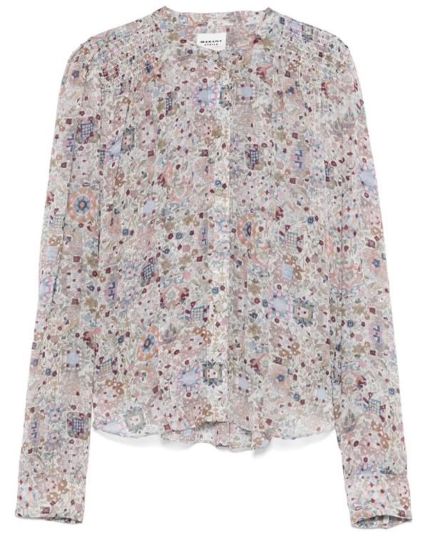 Camisa Neoline Isabel Marant estampada de manga larga