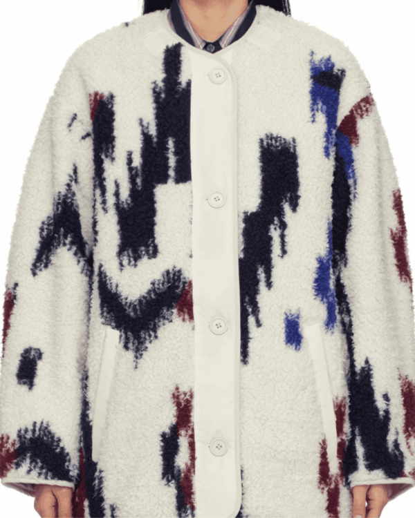 Chaqueta Memma Isabel Marant Étoile reversible en blanco roto
