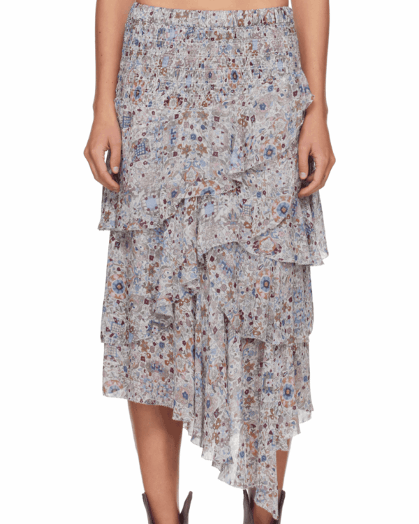 Falda midi Brigitte Isabel Marant Étoile con estampado multicolor