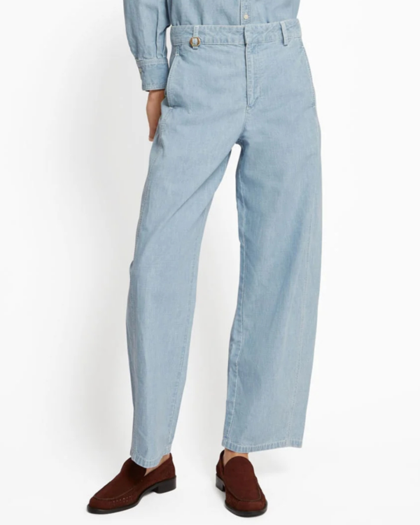 Pantalones Lou Roseanna azules de algodón orgánico