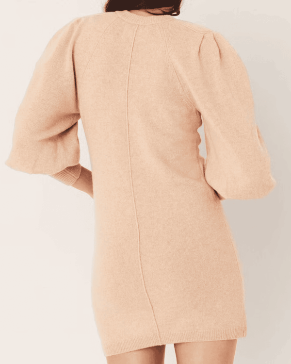Vestido Nancy ba&sh de punto con mangas voluminosas