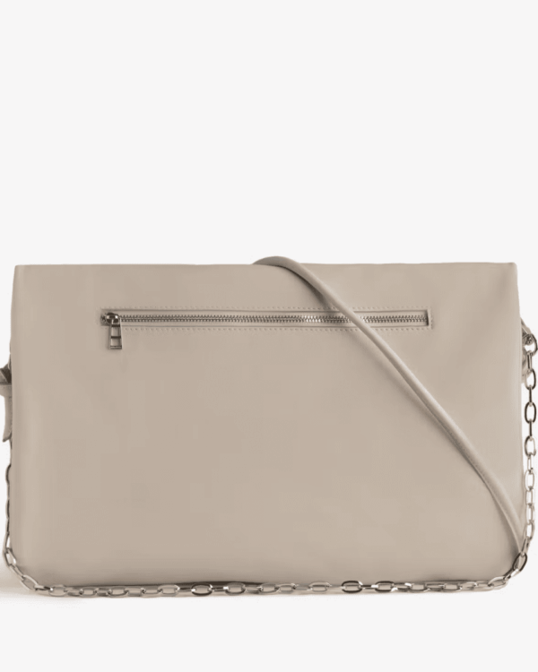 Bolso Flash Rock XL Zadig & Voltaire de piel cruda con doble bandolera