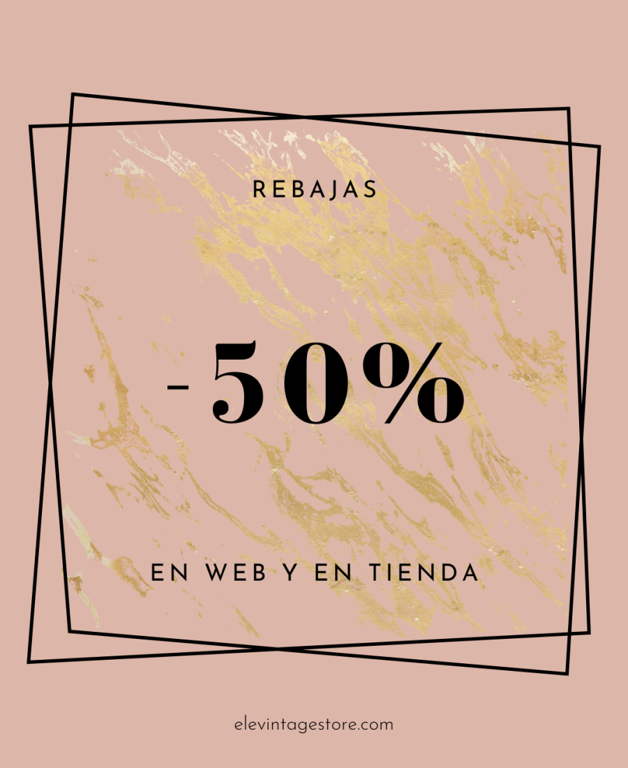 Post de Instagram Rebajas Elegante Rosado y Oro